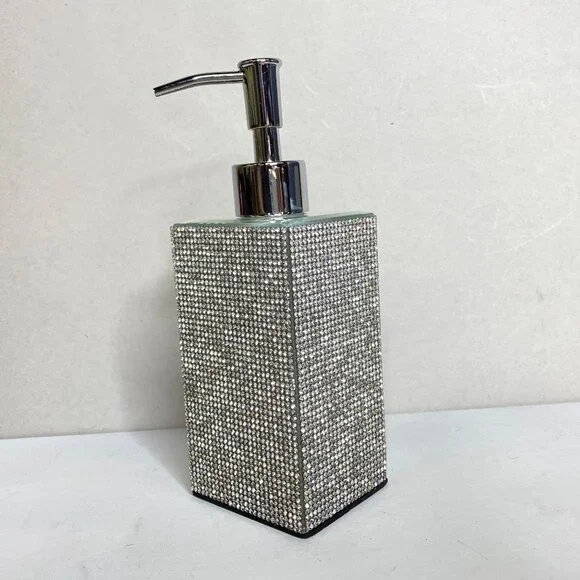 Bella Lux Full Rhinestone Diamond Soap Dispenser - Picture 2 of 6